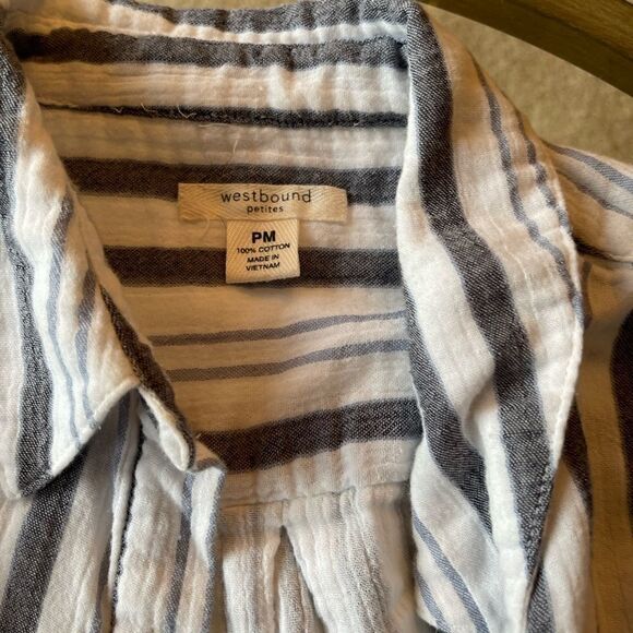 2/$15 Westbound striped button down - Picture 3 of 3